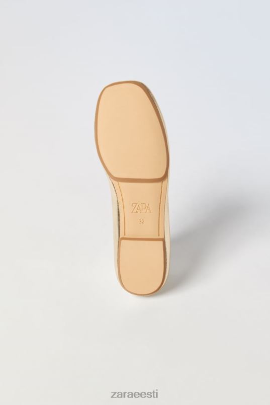 Zara metallist balletikorterid lapsed kullast jalatsid 42F0H1598