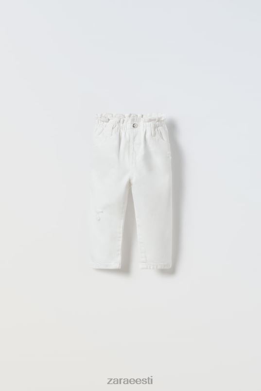 Zara autentsed teksad lapsed valge Riietus 42F0H1619