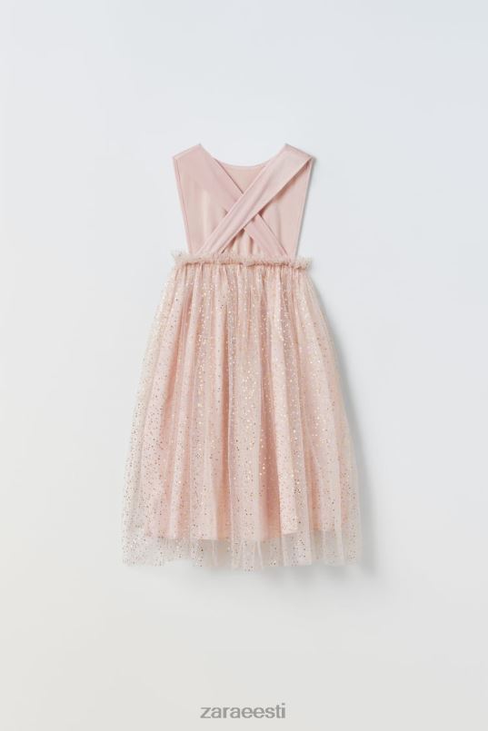 Zara tüll printsessi kostüüm lapsed roosa Riietus 42F0H1621