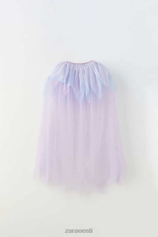 Zara volangidega tülli kostüümikeep lapsed lillakas Riietus 42F0H1607