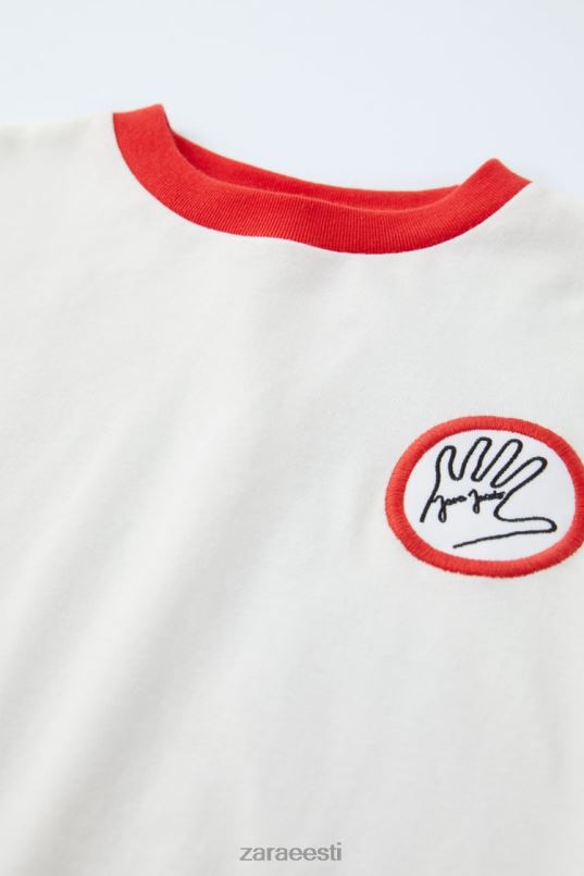 Zara java jacobsi t-särk lapsed punane Riietus 42F0H1522