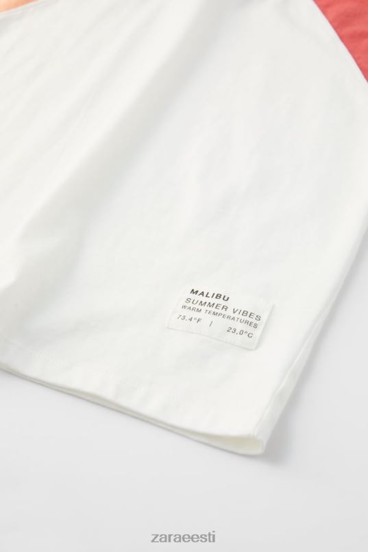 Zara kontrastset sörkimiskomplekti lapsed punane Riietus 42F0H1548