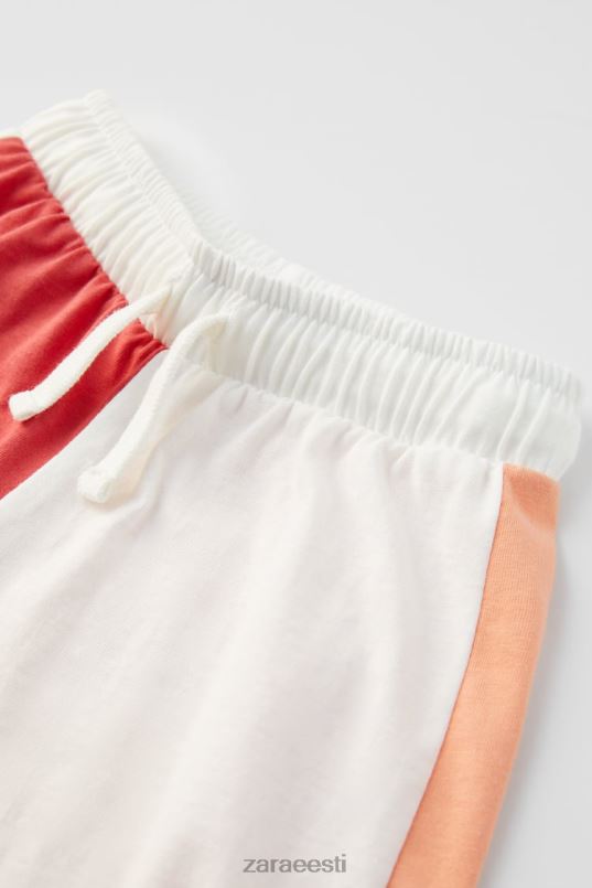 Zara kontrastset sörkimiskomplekti lapsed punane Riietus 42F0H1548