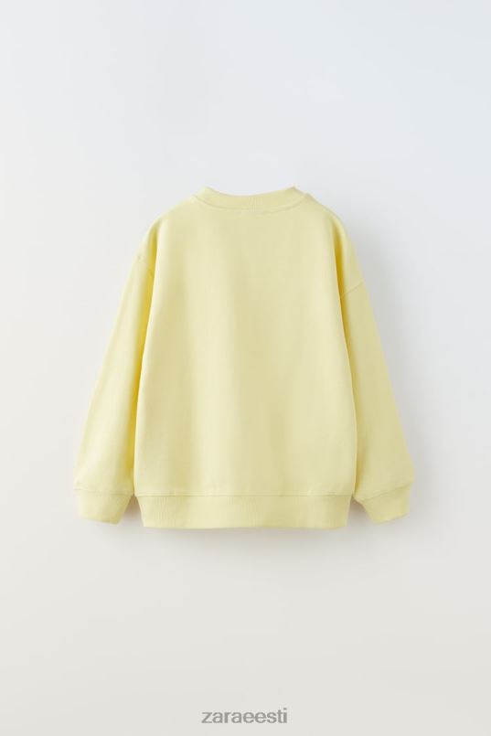 Zara põhiline dressipluus lapsed kollane Riietus 42F0H1528