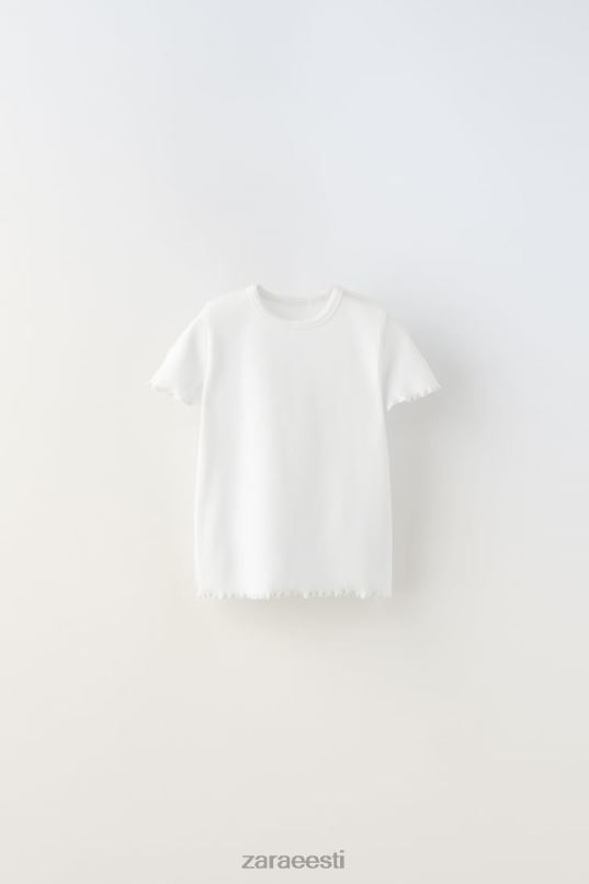 Zara põhiline soonik paak lapsed valge Riietus 42F0H1571