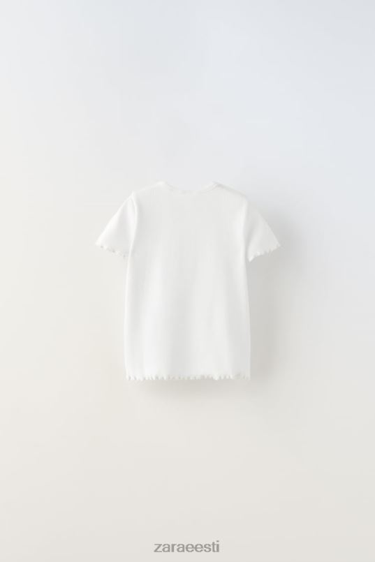 Zara põhiline soonik paak lapsed valge Riietus 42F0H1571