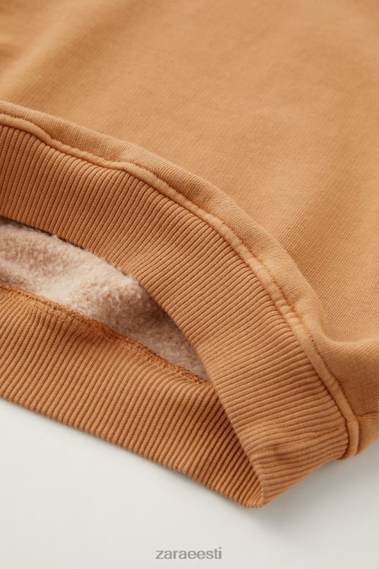 Zara pestud rõivas värvitud dressipluus lapsed rooste Riietus 42F0H1560