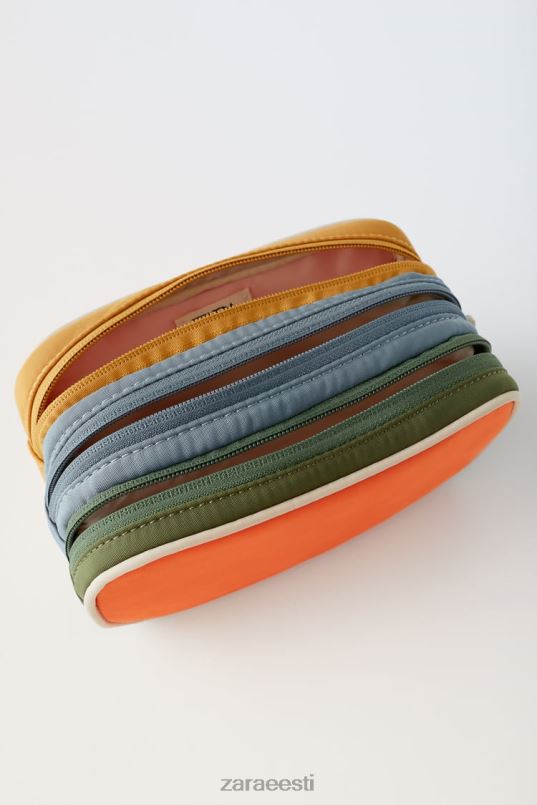 Zara mitmevärviline tepitud kott lapsed oranž tarvikud 42F0H1557