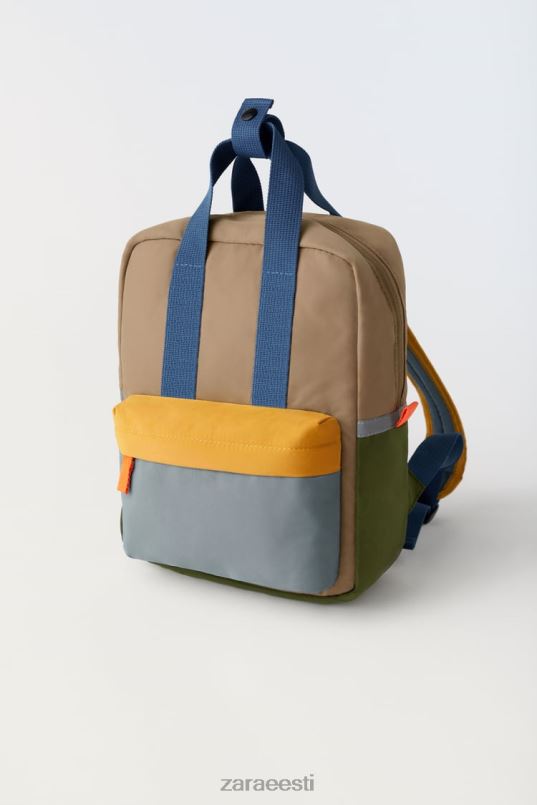 Zara mitmevärviline tepitud seljakott lapsed sinine tarvikud 42F0H1556