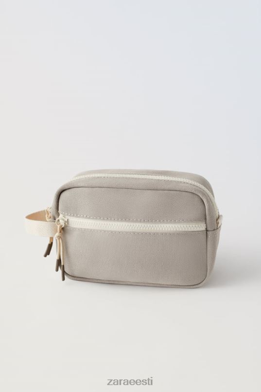 Zara retro tualett-tarvete kott lapsed liivakaspruun tarvikud 42F0H1544