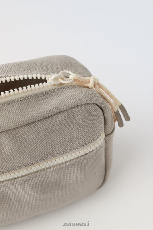 Zara retro tualett-tarvete kott lapsed liivakaspruun tarvikud 42F0H1544