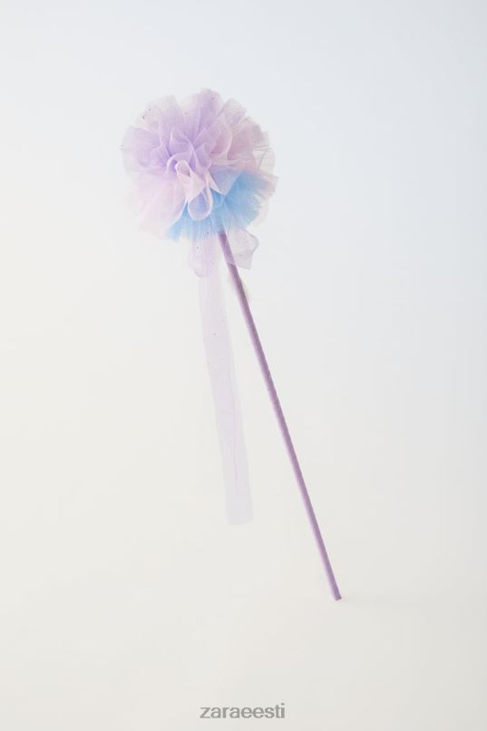 Zara tülli kostüümikepp lapsed lillakas tarvikud 42F0H1609