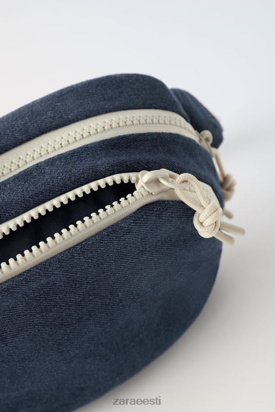 Zara teksarihma kott lapsed denim sinine tarvikud 42F0H1534