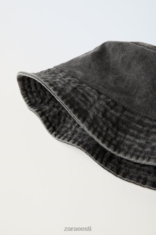 Zara teksariidest koppmüts sildiga lapsed must tarvikud 42F0H1541