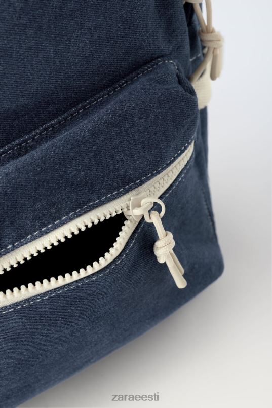Zara teksasest seljakott lapsed denim sinine tarvikud 42F0H1533