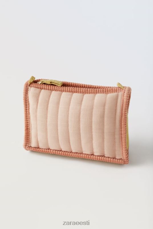 Zara tepitud tualett-tarvete kott lapsed roosa tarvikud 42F0H1567