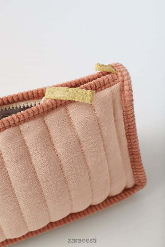 Zara tepitud tualett-tarvete kott lapsed roosa tarvikud 42F0H1567