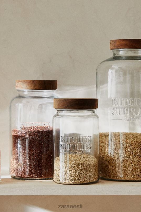 Zara keeratava kaanega klaaspurk unisex helebeež tarvikud 42F0H1684