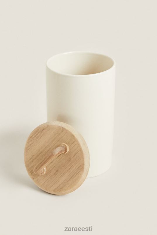 Zara keraamiline ja puidust purk unisex kreem tarvikud 42F0H1689