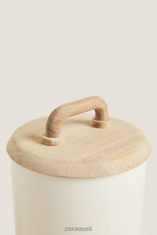 Zara keraamiline ja puidust purk unisex kreem tarvikud 42F0H1689