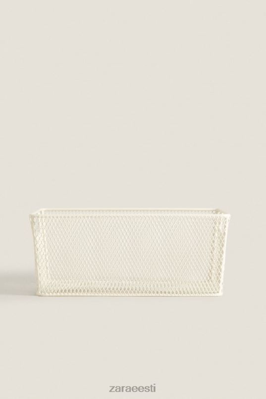 Zara lakitud korv unisex valge tarvikud 42F0H1697