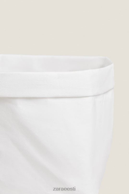 Zara paberdisain korraldaja korv unisex valge tarvikud 42F0H1696