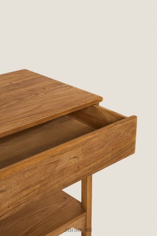 Zara puidust panipaik unisex helebeež tarvikud 42F0H1682