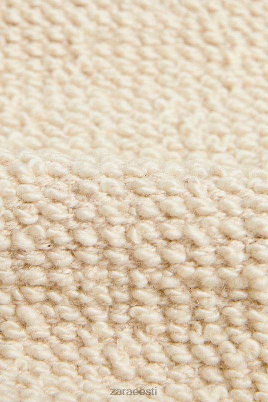 Zara laineline villane vaip unisex austri valge tarvikud 42F0H1649