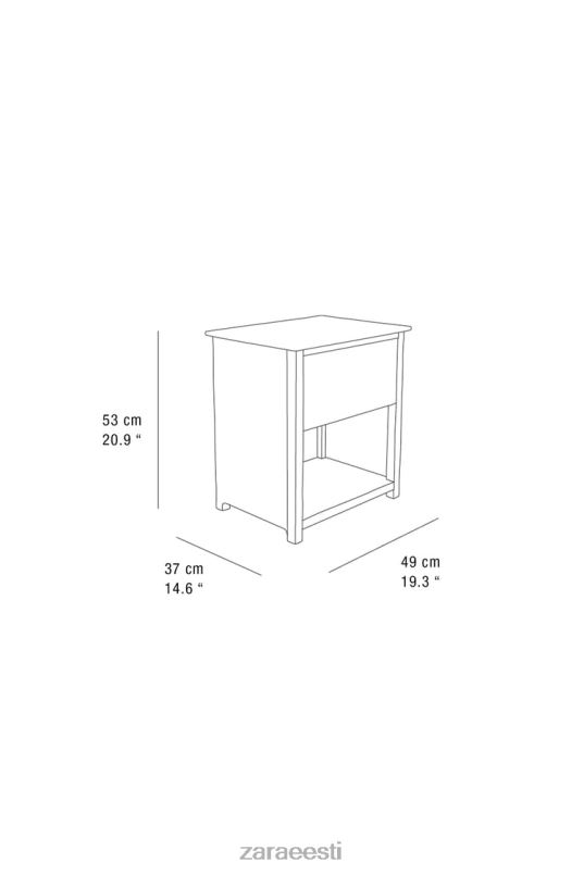Zara tammepuidust öökapp unisex helebeež tarvikud 42F0H1628