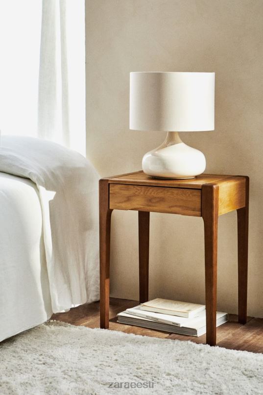 Zara tammepuidust sahtliga öökapp unisex tumepruun tarvikud 42F0H1629