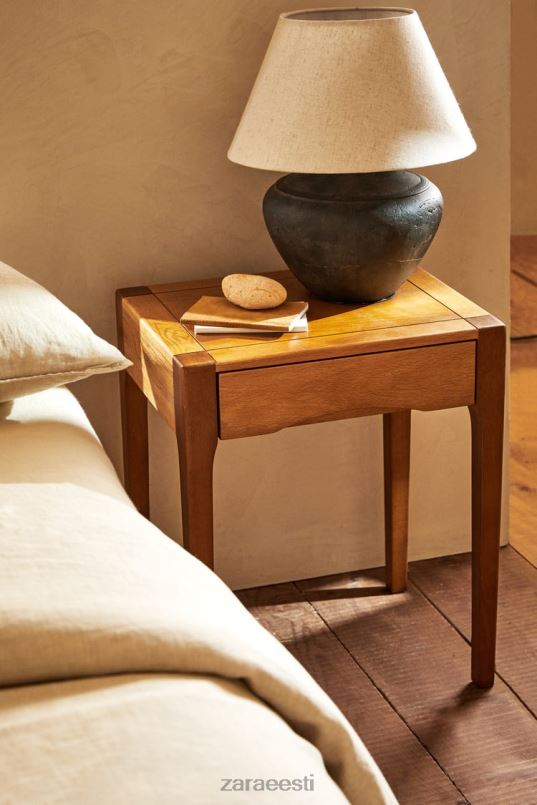 Zara tammepuidust sahtliga öökapp unisex tumepruun tarvikud 42F0H1629