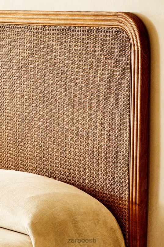 Zara tuhast ja rotangist voodipeats unisex helebeež tarvikud 42F0H1634