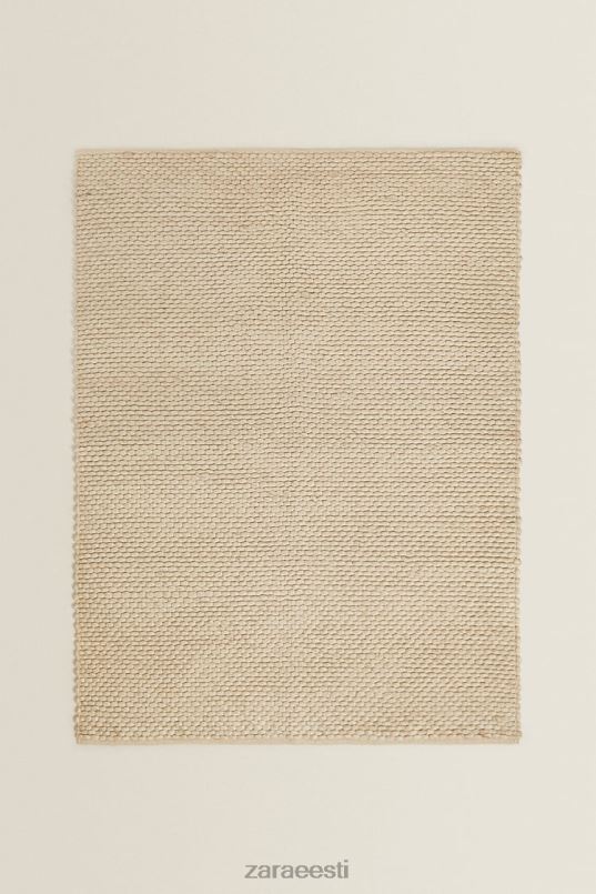 Zara vildist villane vaip unisex ekru tarvikud 42F0H1653