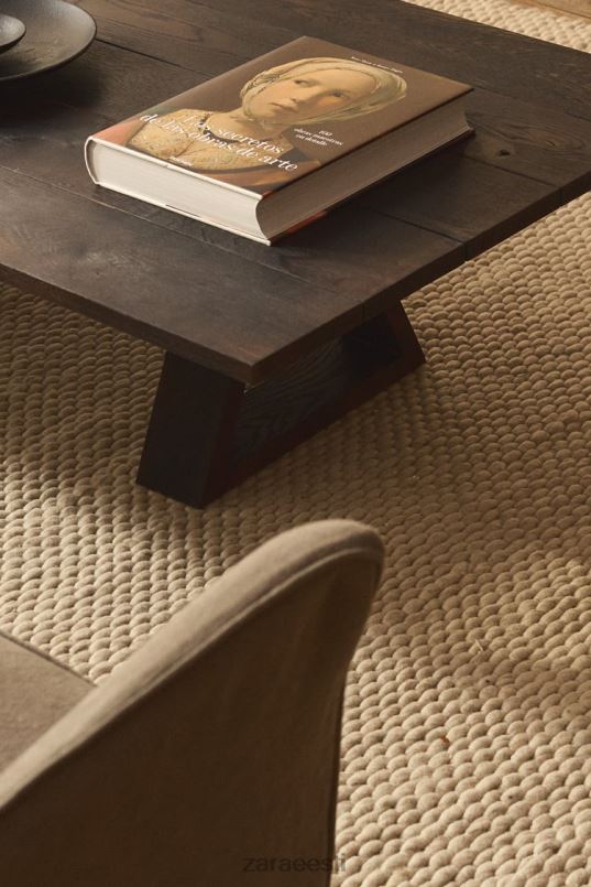 Zara vildist villane vaip unisex ekru tarvikud 42F0H1653