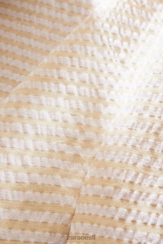 Zara triibuline laudlina unisex ekru tarvikud 42F0H1670