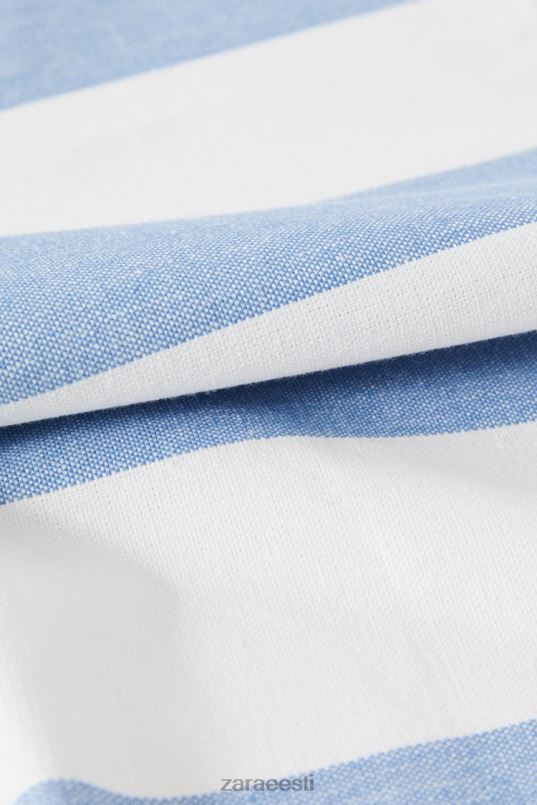 Zara triibuline puuvillane laudlina unisex sinine tarvikud 42F0H1666