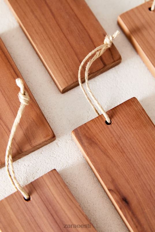 Zara riputusaasaga seedriklotsid (6 tk.) unisex helebeež tarvikud 42F0H1765