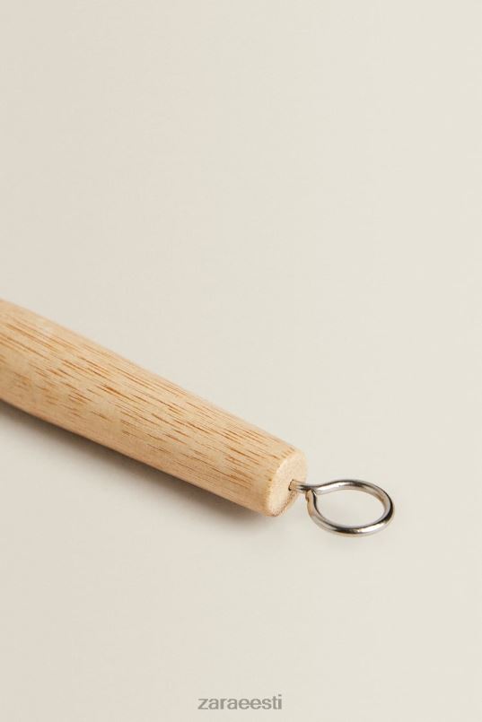 Zara puidust lauanõude pintsel unisex helebeež tarvikud 42F0H1789