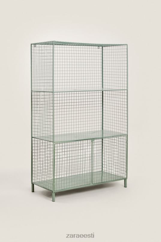 Zara metallist ustega raamaturiiul unisex roheline tarvikud 42F0H1592