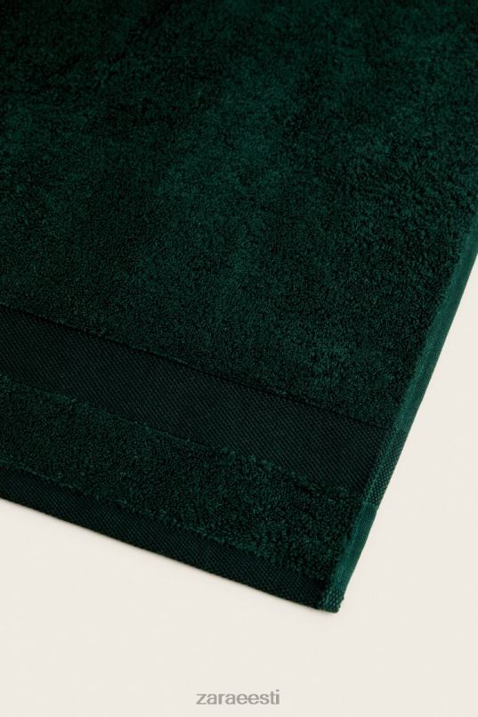 Zara esmaklassiline puuvillane rätik unisex tumeroheline tarvikud 42F0H1725