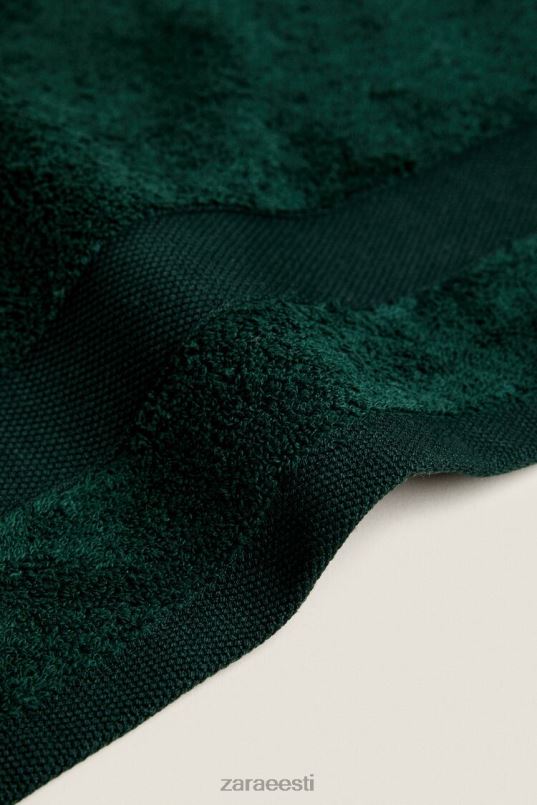 Zara esmaklassiline puuvillane rätik unisex tumeroheline tarvikud 42F0H1725