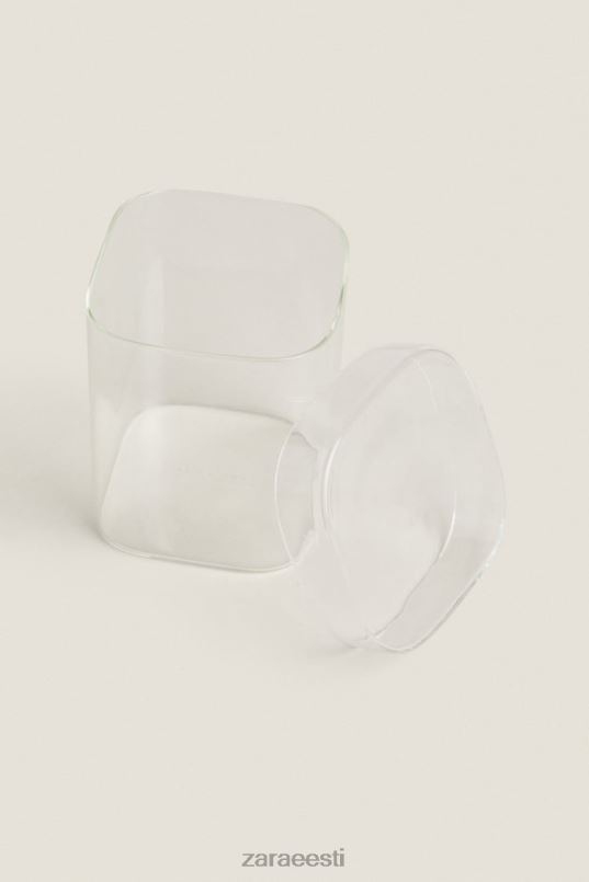 Zara kaanega borosilikaatklaasist purk unisex originaal tarvikud 42F0H1749