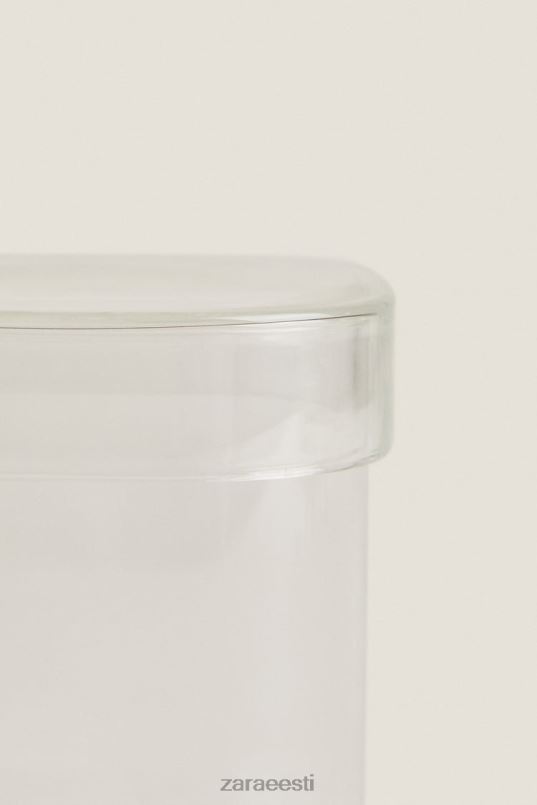 Zara kaanega borosilikaatklaasist purk unisex originaal tarvikud 42F0H1749