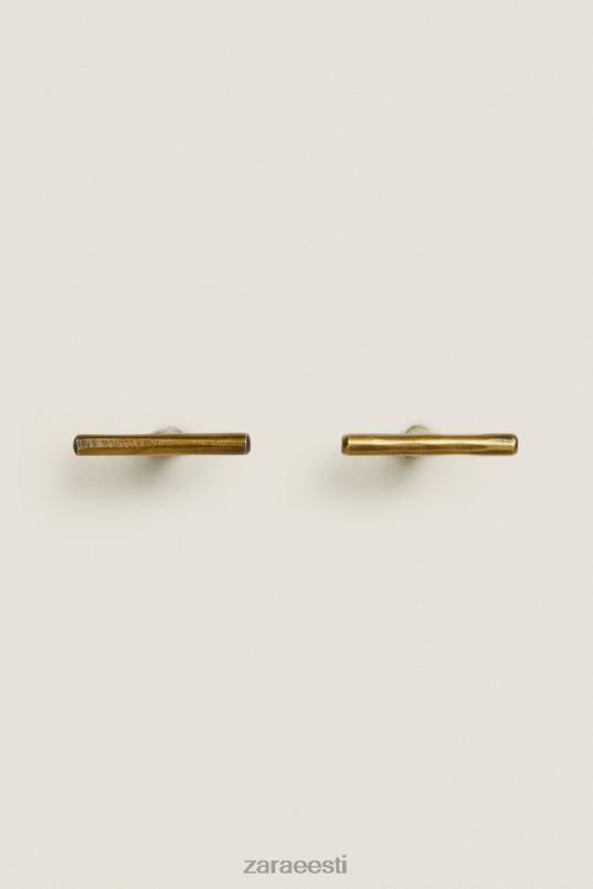 Zara kuldne uksenupp (2tk pakis) unisex kuldne tarvikud 42F0H1742