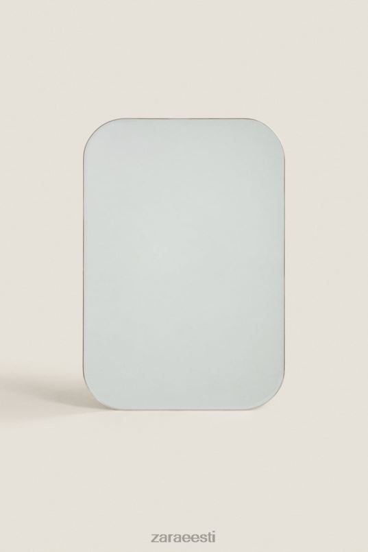 Zara ümara raamiga peegel unisex matt hõbe tarvikud 42F0H1700