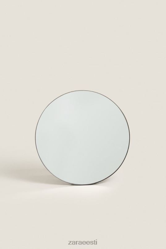 Zara ümmargune peegel unisex must tarvikud 42F0H1720