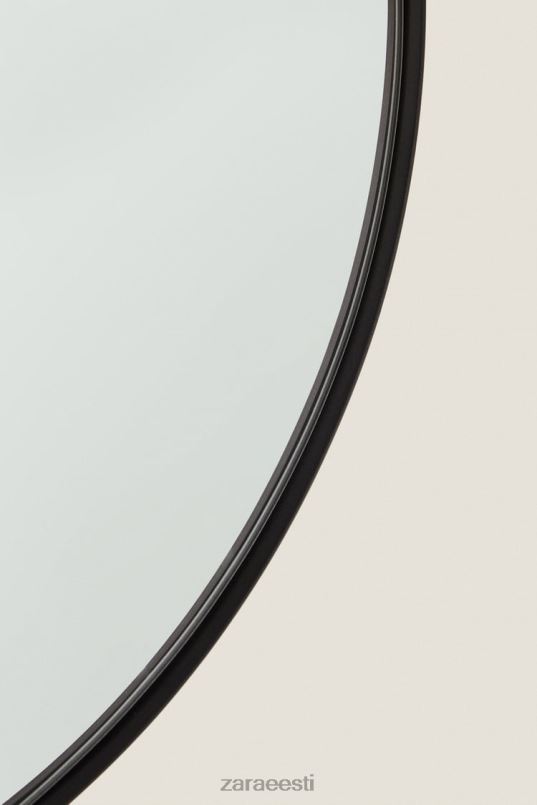 Zara ümmargune peegel unisex must tarvikud 42F0H1720
