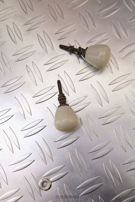 Zara ümmargune uksenupp (2tk pakendis) unisex ekru tarvikud 42F0H1716