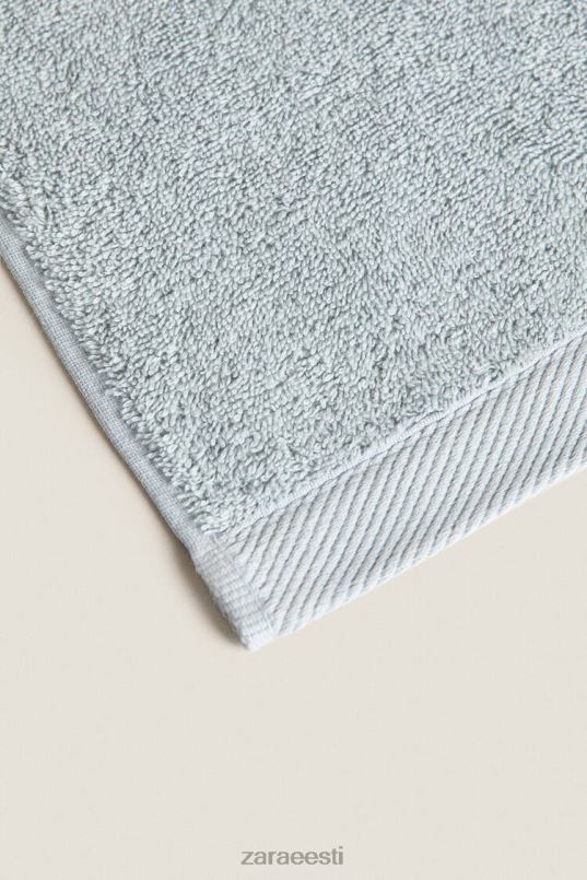 Zara puuvillane rätik unisex sinine/hall tarvikud 42F0H1738