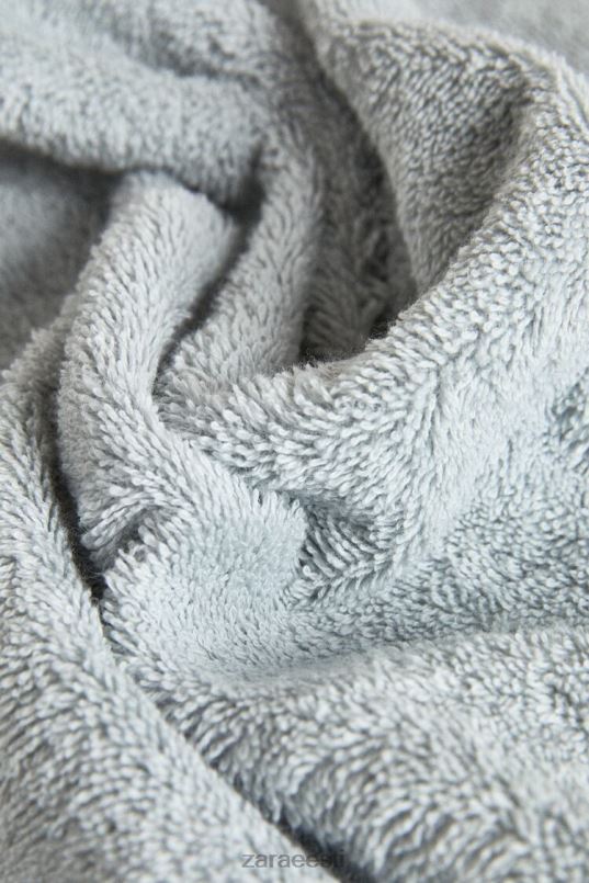 Zara puuvillane rätik unisex sinine/hall tarvikud 42F0H1738